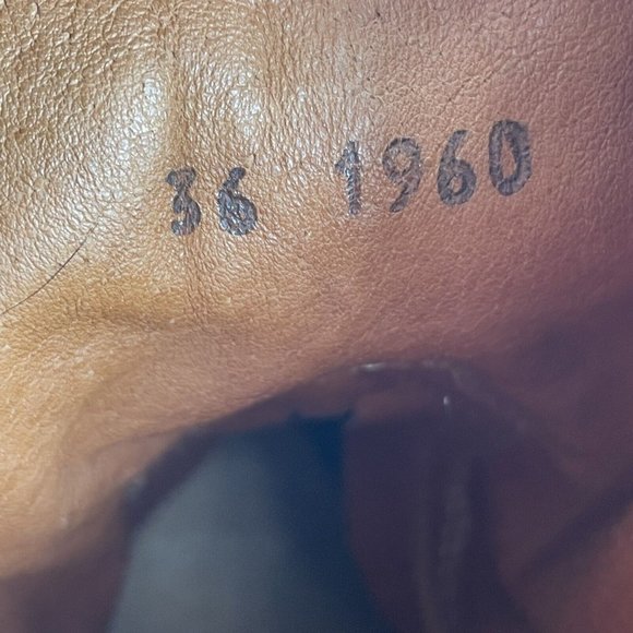 Penelope Chilvers 1960 Suede Midcalf Boots Women’s Size 5-5.5 36 - Picture 12 of 13